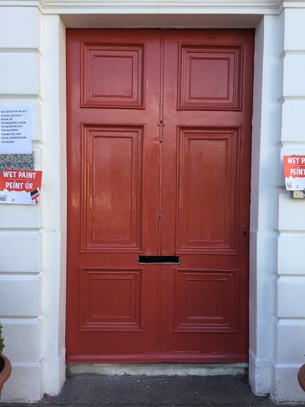 Step 5 - How to restore a front door using a heatgun blog by Impressions Painting and Decorating