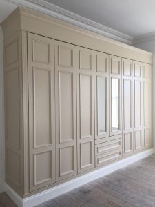 After example of a caulked wardrobe - How to caulk and fill a new wardrobe by Impressions Painting and Decorating