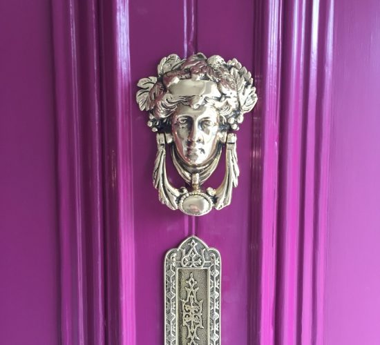 After photo of a period door restoration and period door brass restoration by Impressions Painting and Decorating Dublin