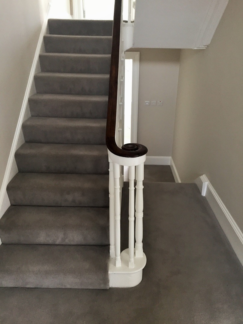 After photo of redecorated and painted in Ranelagh of halls stairs and landing by Impressions Painters and Decorators
