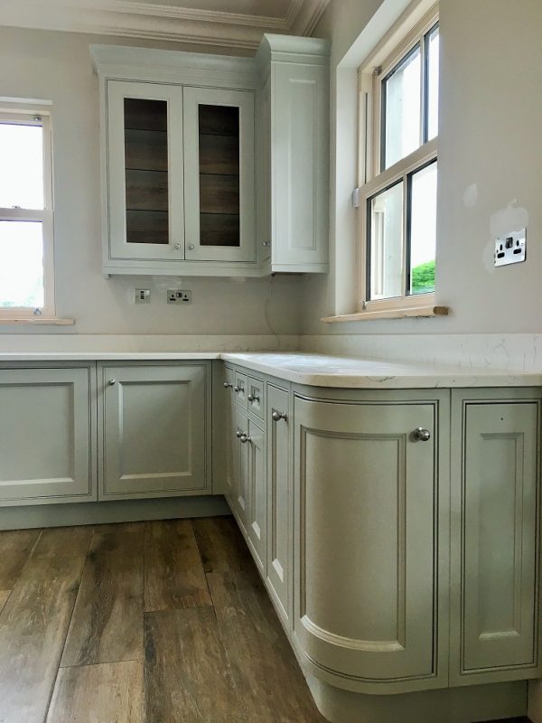 Bespoke hand painted kitchen furniture painters and decorators in Dublin Impressions Painting and Decorating