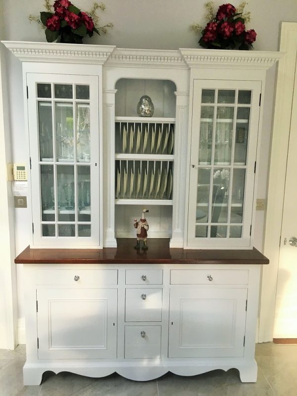 Bespoke hand painted kitchen unit painters and decorators Impressions Painting and Decorating in Dublin