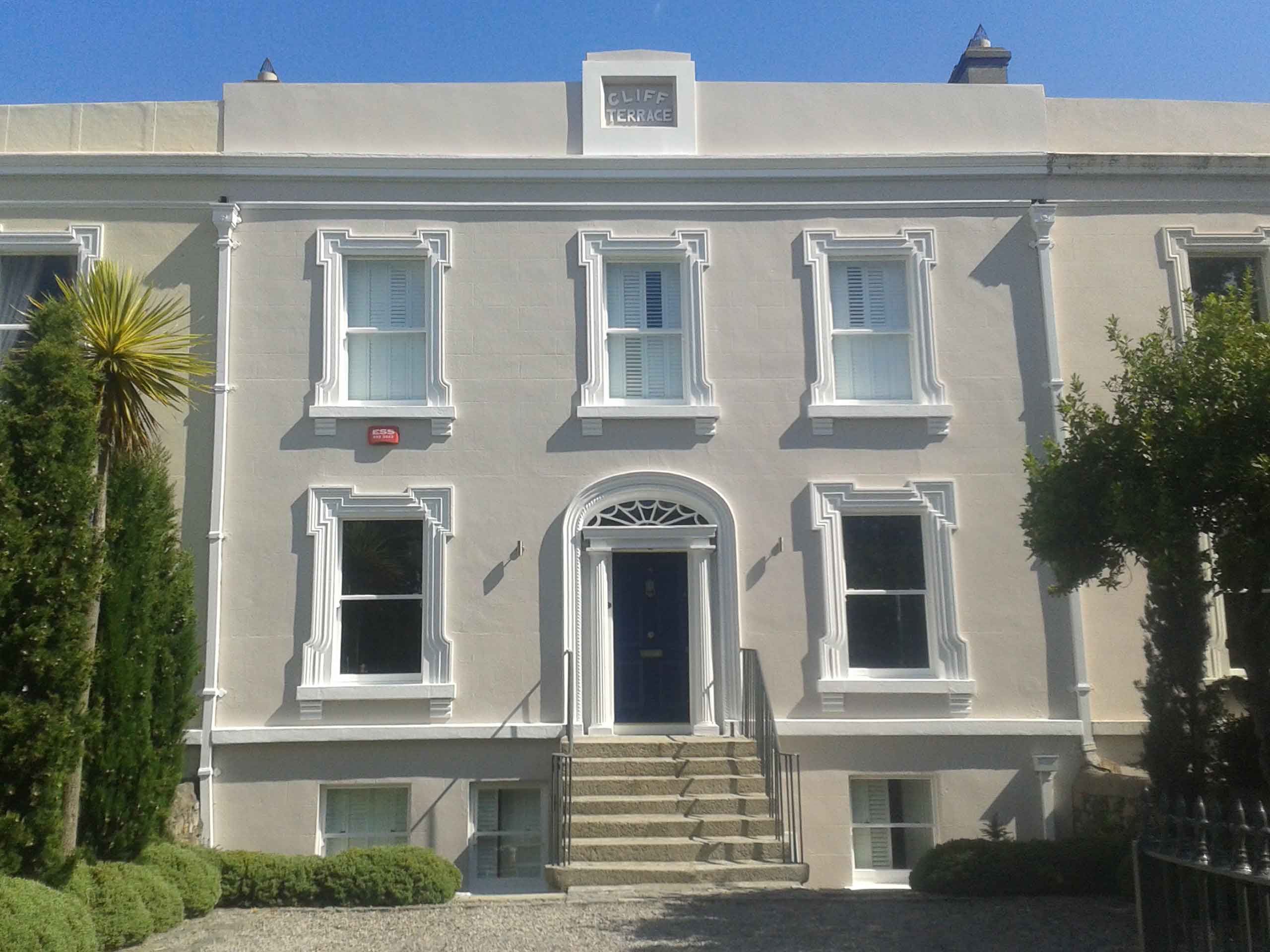 Exterior period house painting and restoration by Impressions Painters and Decorators in Dublin