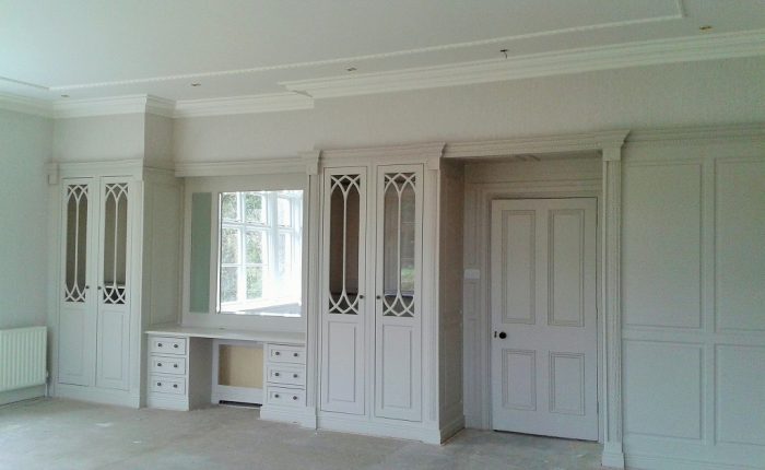 Wardrobe hand painted wardrobe painters in Dublin by Impressions Painters and Decorators in Enniskerry