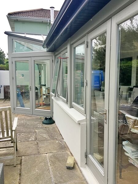 After photo of velux windows in Glenageary painted by Impressions Painting and Decorting