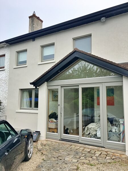 After picture of velux windows in Glenageary painted by Impressions Painting and Decorting