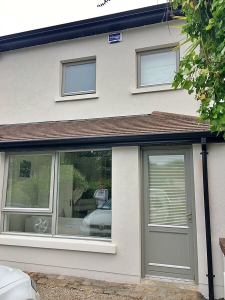 After picture of velux windows painted by Impressions Painting and Decorting in Glenageary