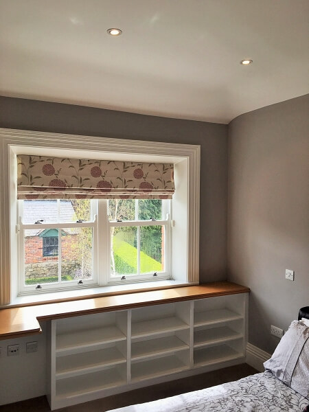 Bedroom and bedroom shelves painters by expert painters Impressions Painting and Decorating in South County Dublin