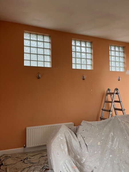 Before expert living room painters and decorators Impressions painting and decorating in Stillorgan