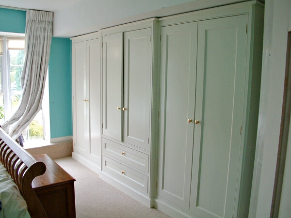 Bespoke hand painted bedroom wardrobes and furniture by Impressions Painting and Decorating in Ranelagh Dublin