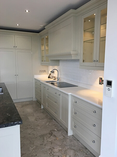 Bespoke hand painted kitchen by Impressions Kitchen Painters and Decorators in Sutton