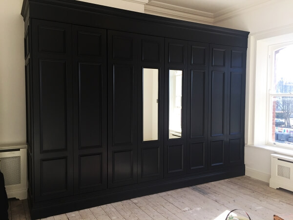 Bespoke hand painted wardrobe painters in Dun laoghaire near me Impressions Furniture Painting