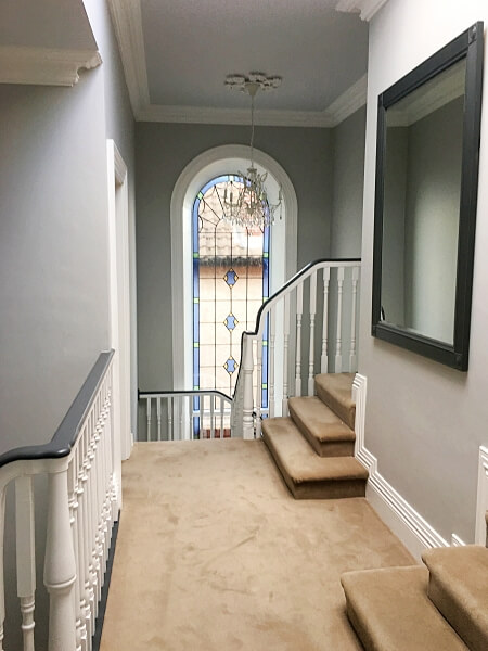 Ceiling rose and cornice and ceiling restored in Dalkey period home by Impressions Painters and Decorators