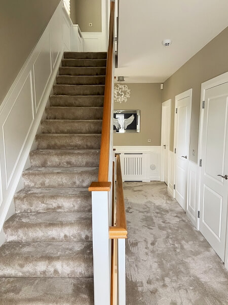 Halls stairs and landings local painters Carrickmines by expert painters Impressions Painters and Decorators