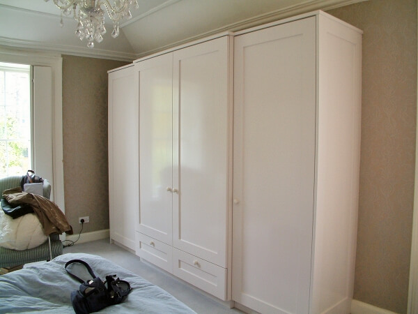 Hand painted and hand finished wardrobe by Impressions Painters and Decorators