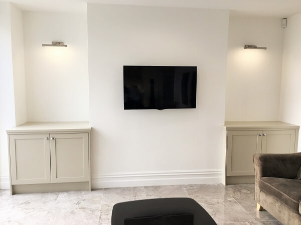 Hand-painted living room furniture painters in Sutton by Impressions Painting and Decorating North Dublin