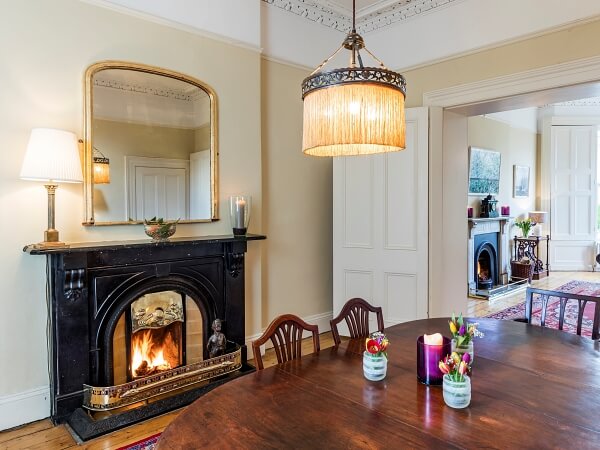 Painted and restored living and dining room in Glenageary by Impressions Painters and Decorators near me