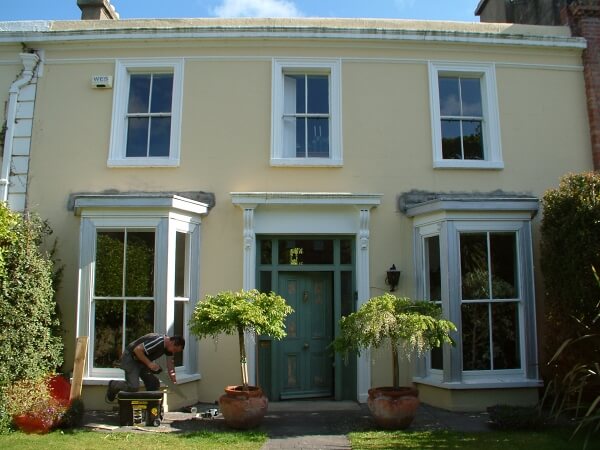 1 Period house before being restored by Impressions painting and decorating in Sandycove