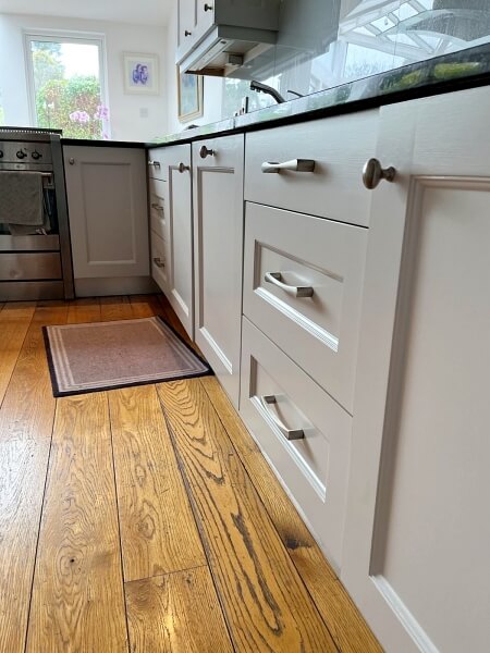Handpainted kitchen cabinets in Glenageary by Impressions Painters and Decorators near me
