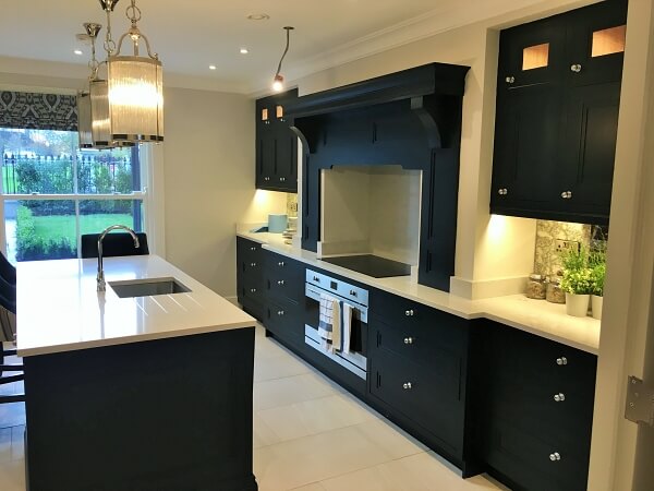 Impressions painting and decorating hand painted expert kitchen cabinet and island painters in Dun Laoghaire South Dublin