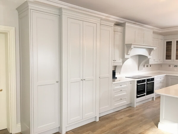 Kitchen cabinets hand painted by Impressions kitchen cabinet painters in Dublin