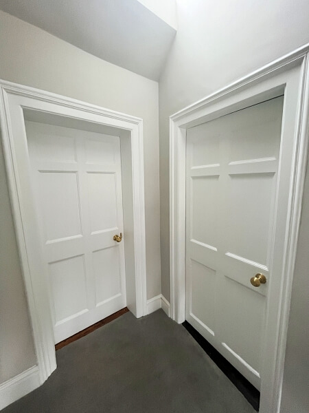 After example of interior door painting by Impressions painting and decorating in Ranelagh