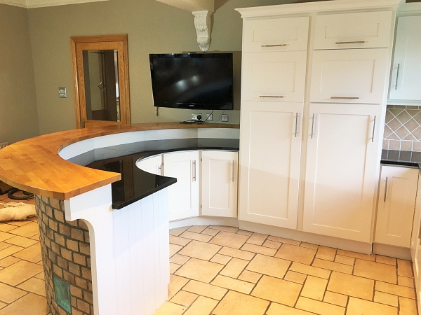 Clonskeagh hand-painted kitchen by Impressions Painteing and Decorating