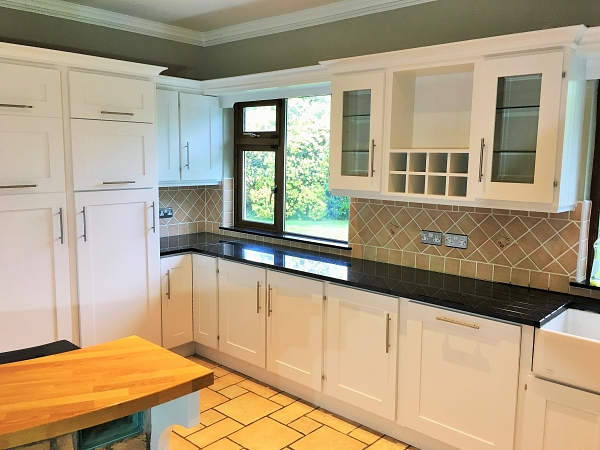 Hand painted kitchen by Impressions Painters and Decorators in Clonskeagh