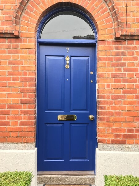 Period door painted and restored in Donnybrook by Impressions Painters and Decorators