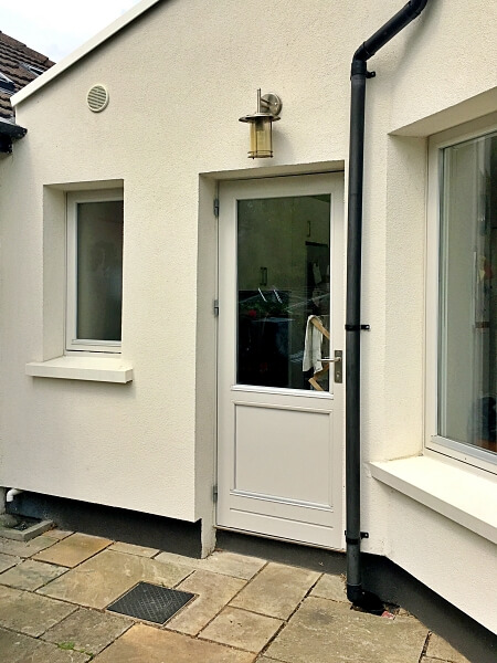 Velux type windows and doors in Dalkey after being painted by Impressions Painting and Decorating
