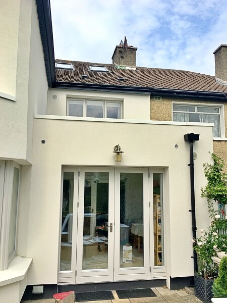 Velux type windows in Dalkey after being painted by Impressions Painting and Decorating