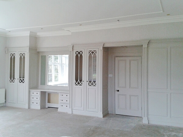 Wardrobe hand painted wardrobe painters in Dublin by Impressions Painters and Decorators in Enniskerry